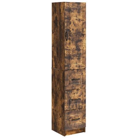 Set di armadi 2 pcs Rovere Fumo 33 x 34,5 x 87 cm - Foto 1