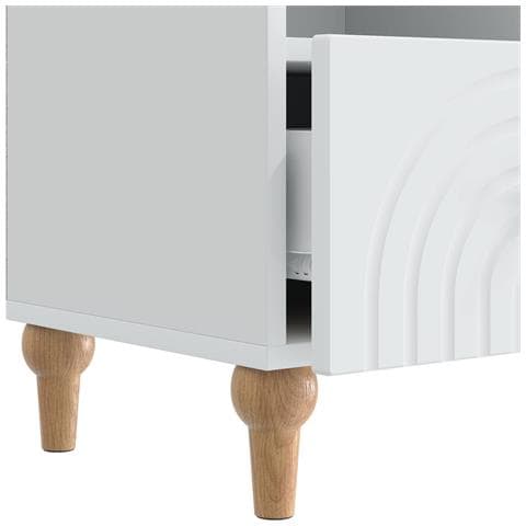 Mobile TV Bianco 102 x 34,5 x 50 cm Legno ingegnerizzato - Foto 9