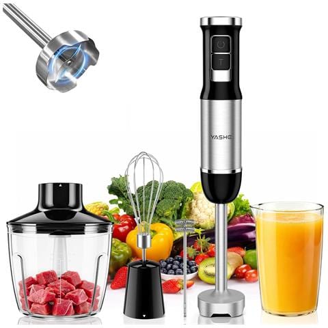 Frullatore a immersione HB-4613. 1000 W. set 5-in-1. 6 velocita. nero - Foto 1
