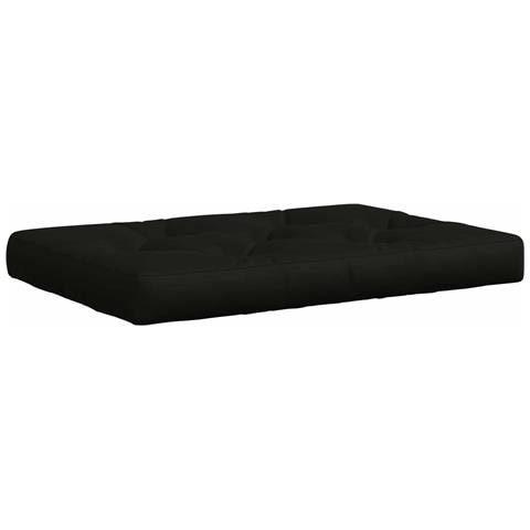 Cuscino per Pallet VIANEN 100% Poliestere Nero 120 x 60 x 12 cm - Foto 1