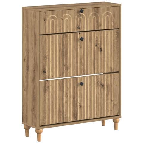Mobile per scarpe ALKMAAR 78 x 24 x 103 cm Legno ingegnerizzato - Foto 1