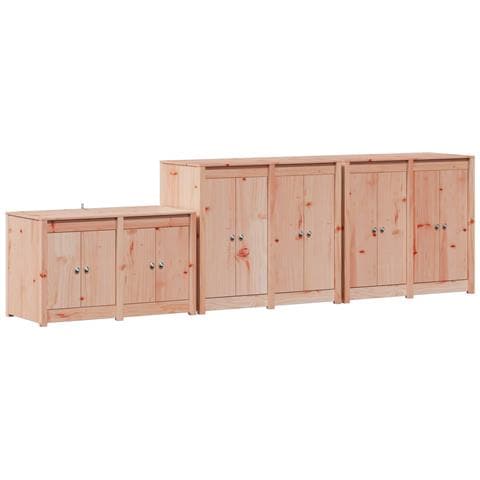 Mobile da cucina da esterno MEPPEL 3 pz Bianco - Foto 1