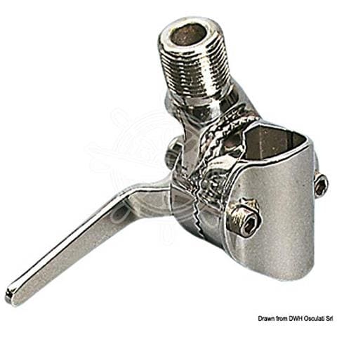 Base antenna per pulpito inox 22/25 mm - Foto 1