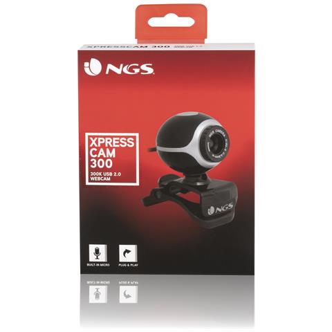 Webcam 300K XpressCam 300 5 MP con Microfono Intergrato USB Colore Nero / Argento - Foto 5