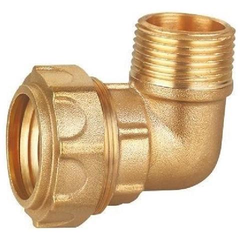 Raccordo In Ottone Pe Gomito Femmina Pe - ø 25 - fresatura 3/4 - Foto 1