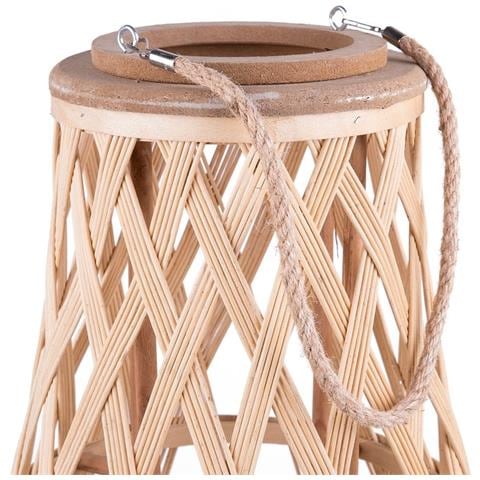 Lanterna In Legno Chiaro 56 Cm Tonga - Foto 7