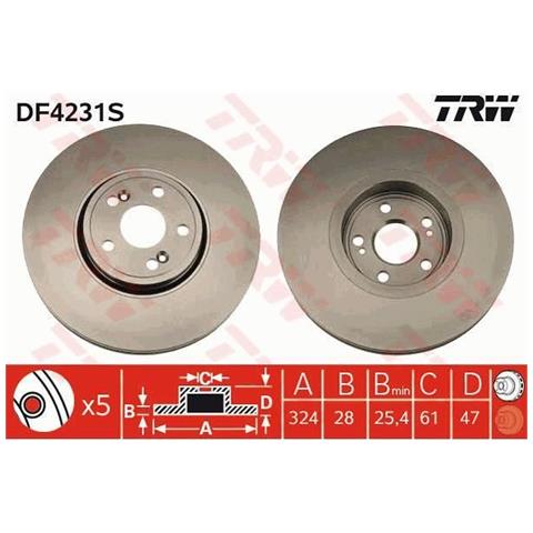 Disco Freno Df4231s Unitai - Foto 1