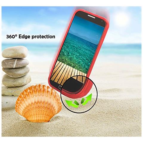 Custodia Compatibile Con Sony Xperia M In Rosso Cremisi - Coperchio Protettivo In Silicone Tpu Flessibile - Foto 2