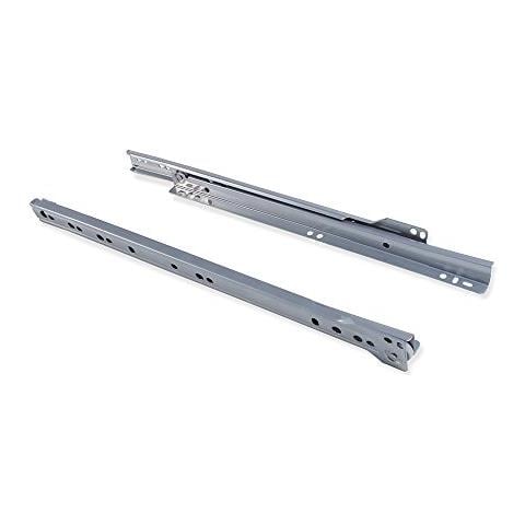3007725 Guida-binario Con Cuscinetti A Rulli Per Cassetto, Grigio Metallizzato, 350 Mm, Set Di 5 - Foto 2