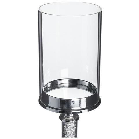 Candelabro Color Argento 41 Cm Abbeville - Foto 6