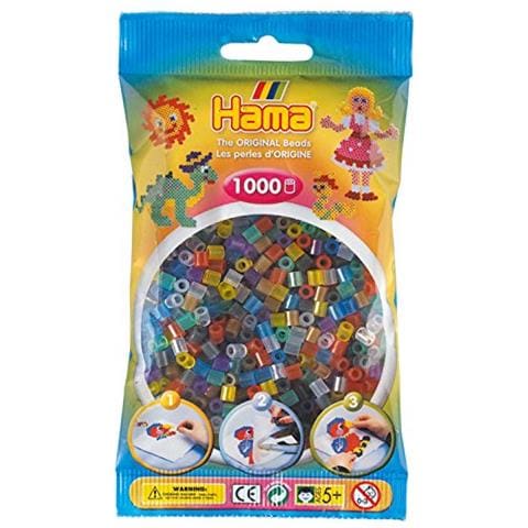 Hama 207-53 - Perline, 1000 Pezzi, Colore: Trasparente - Foto 1