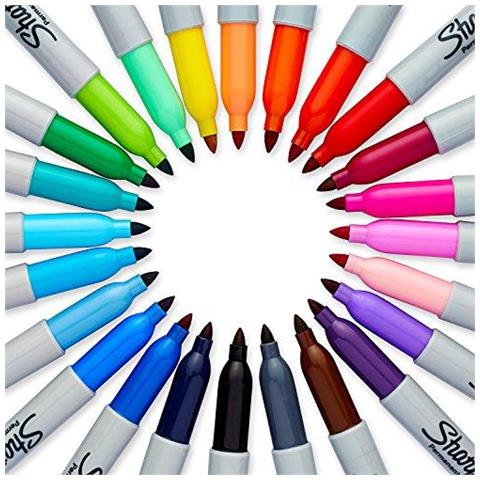 Marcatori Permanenti Belle Point Divertimento Colori Assortiti 18 Conte - Foto 4