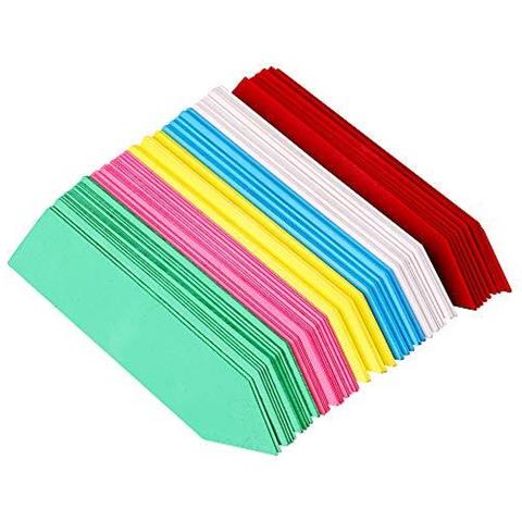 120 Pz 10 X 2 Cm Colored Impianto Tags Plastica Etichette Della Pianta Impermeabili E Marcatori Per Garden Herb. . . - Foto 1
