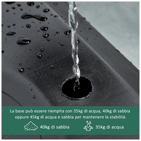 Canestro Basket Altezza Regolabile 160-210cm, Struttura In Acciaio E Base Con Ruote, Tabellone In Pe Trasparente - Foto 2