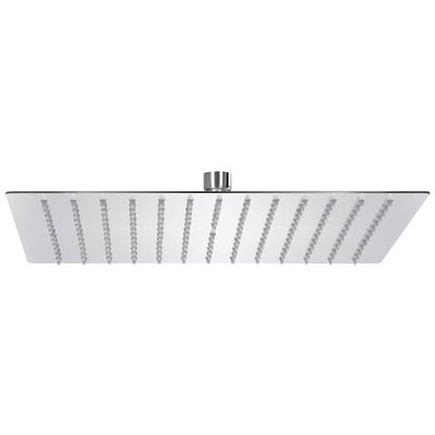 Testa Doccia a Pioggia in Acciaio Inox 304 30x30cm Quadrata - Foto 1