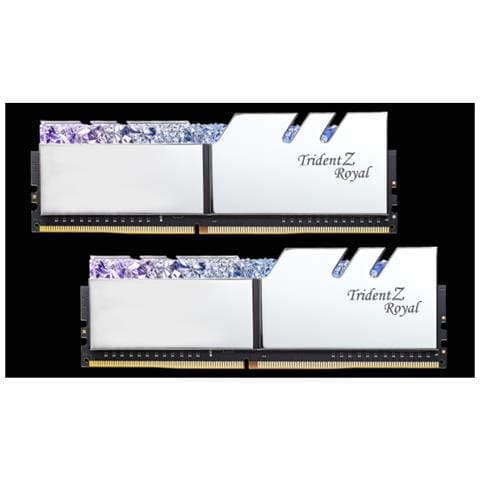 Trident Z Royal Series - Ddr4 - 32 Gb: 2 X 16 Gb - Dimm 288-pin - 3200 Mhz / Pc4-25600 - Cl16 - 1.35 V - Ungepuffert - Non-ecc - Silber (f4-3200c16d-32gtrs)  - Foto 2