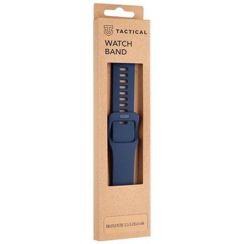 Cinturino 795 Originale Silicone Per Apple Watch 1-2-3-4-5-6-7-8-se 42 44 45mm Blu - Foto 5