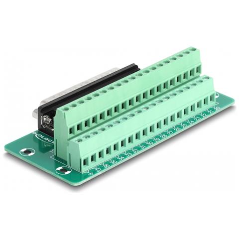 D-Sub 37 pin maschio a morsettiera per guida DIN - Foto 2