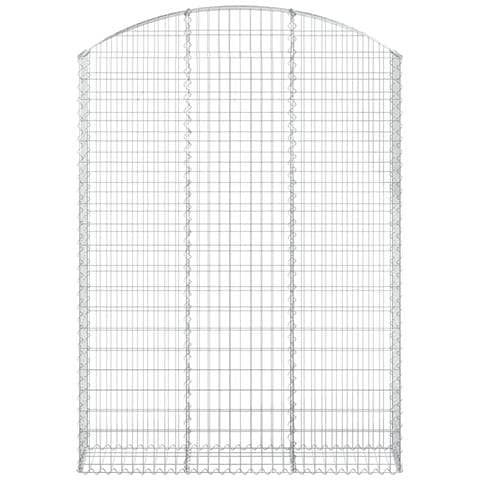 Cesto Gabbione Ad Arco 150x30x200/220 Cm Ferro Zincato - Foto 2