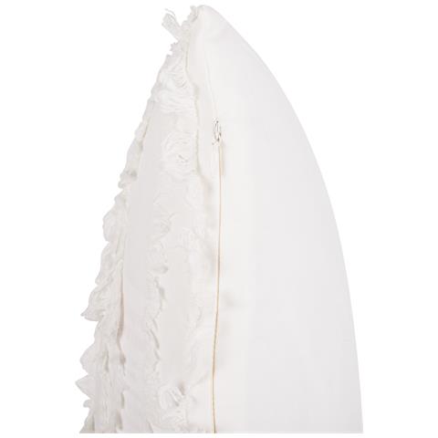 Cuscino Decorativo Makneh Cotone 45 X 45 Cm Tinta Unita Bianco - Foto 2