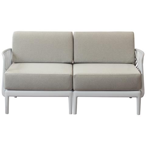 Ash - Divano 2 Posti Da Giardino In Polipropilene - Foto 1