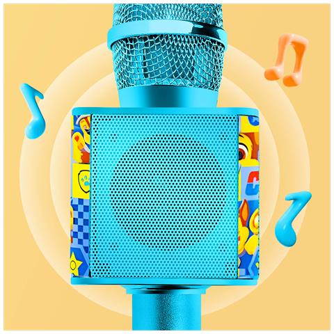 Microfono Karaoke Senza Fili Bluetooth Per Bambini Paw Patrol Chase, Blu - Foto 2
