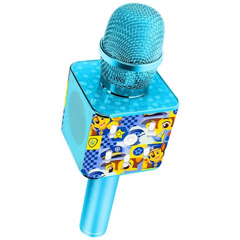 Microfono Karaoke Senza Fili Bluetooth Per Bambini Paw Patrol Chase, Blu - Foto 1