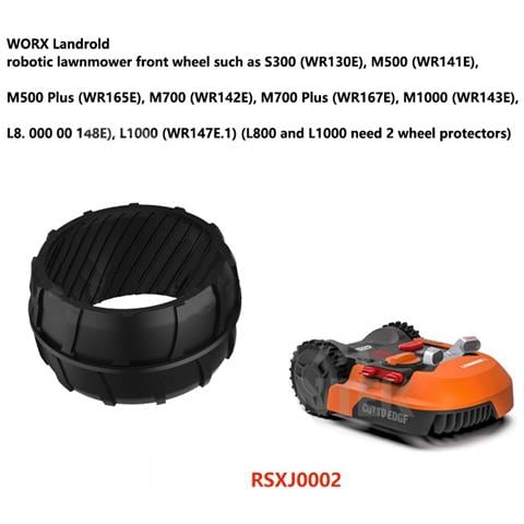 Ruota Antiscivolo Di Ricambio Per Worx Landroid - Confezione Da 2 - Foto 2