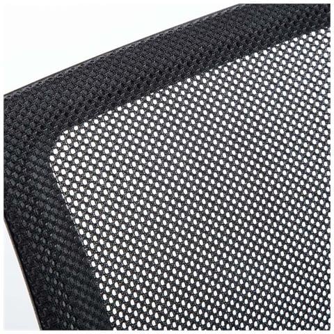 Poltrona Sedia Presidenziale Ufficio Direzionale Girevole Traspirante Nero Blu - Foto 2