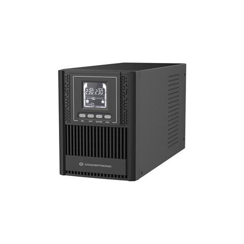 UPS 1000VA ZEUS52ES1K Online Doppia Conversione 900W LCD Display USB HID EPO Port - Foto 1