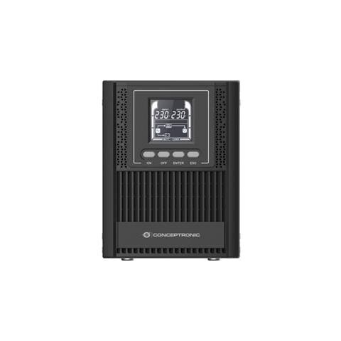 UPS 1000VA ZEUS52ES1K Online Doppia Conversione 900W LCD Display USB HID EPO Port - Foto 2