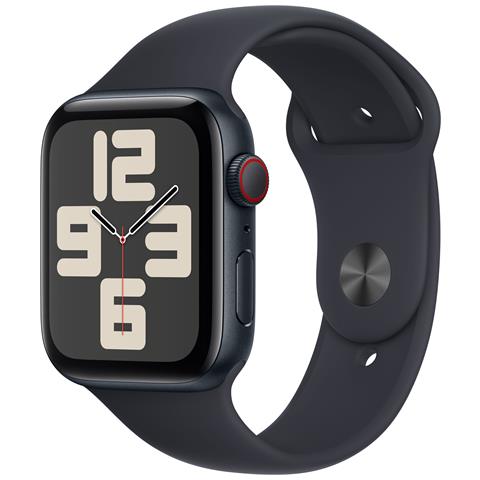 Watch SE OLED 44 mm Digitale 368 x 448 Pixel Touch screen 4G Nero Wi-Fi GPS (satellitare) - Foto 1
