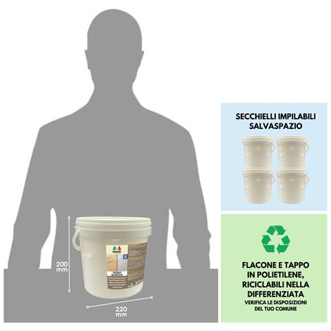 Fondo Bianco40 5kg - Fondo Bianco Per Legno Interno - Foto 3