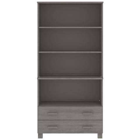 Credenza Hamar In Legno Massello Di Pino Grigio Chiaro - Foto 2