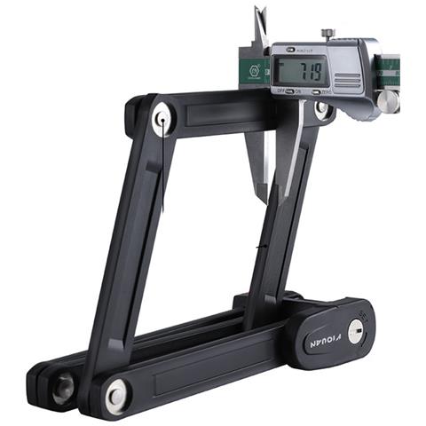 Lucchetto Pieghevole Per Bicicletta Con Codice - Nero - Foto 2