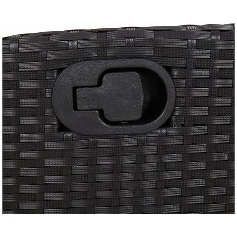 Sedie da Giardino Reclinabili 2 pz con Poggiapiedi Polyrattan - Foto 9