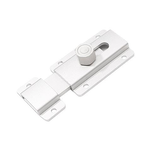 Catenaccio Per Porta In Lega Di Alluminio - Resistenza Alla Corrosione Silver 80 Mm - Foto 1