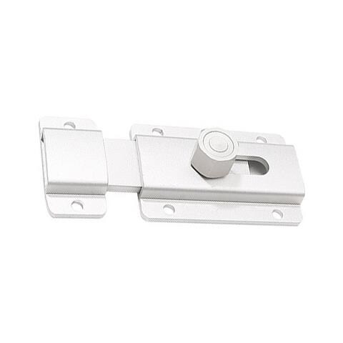 Catenaccio Per Porta In Lega Di Alluminio - Resistenza Alla Corrosione Silver 80 Mm - Foto 2