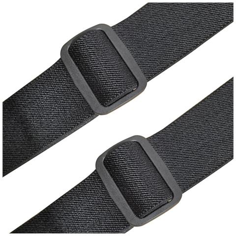 Bretelle Elastiche Per Adulti Con 3 Clip E Ganci In Plastica - Senza Pelle Black - Foto 4
