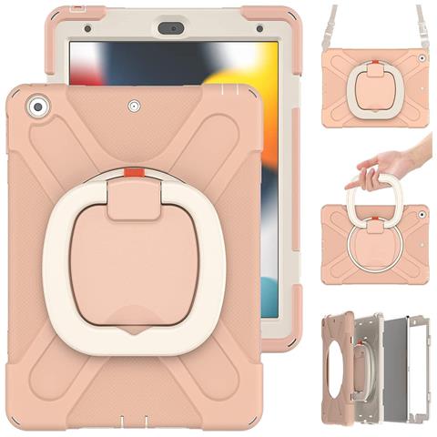 Custodia Per Amazon Fire Hd 10 Plus Con Supporto E Tracolla Rosa - Foto 1