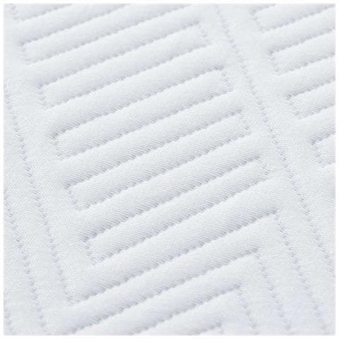 Materasso Bianco e Blu 90 x 200 cm Schiuma - Foto 9