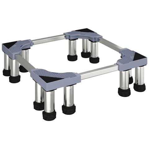 Base per lavatrice Grigio 67 x 67 x 21.5 cm Metallo - Foto 1