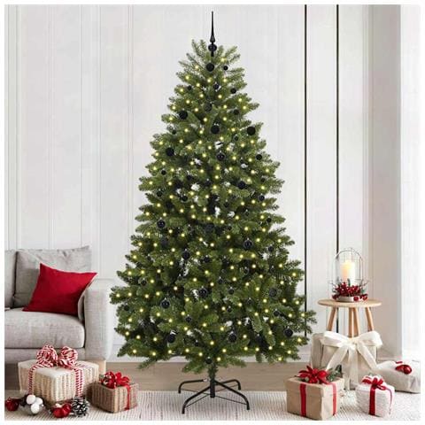 Albero di Natale artificiale Verde 240 cm PVC e Metallo - Foto 2