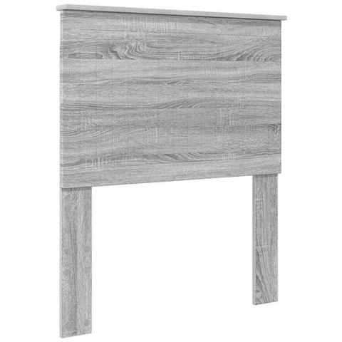 Testiera con testiera Grigio Sonoma 80 cm Legno multistrato - Foto 1