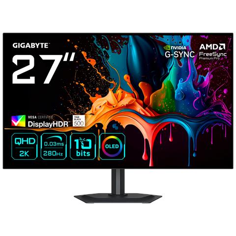 MO27Q28G Monitor Gaming OLED 27" QHD - 2560 x 1440, 280Hz, 0,03ms, 335 cd /m², Display HDR True Black 500, HDMI 2.1, DisplayPort 1.4 - Foto 2