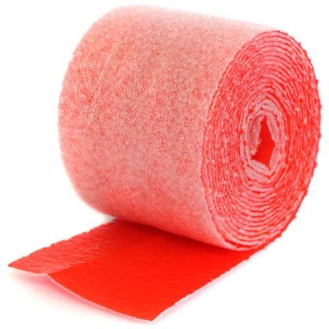 Nastro Avvolgitubo 70mm Rosso Con Protezione Pe E Resistenza Al Calore - Foto 1