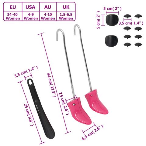 Allargatore per Stivali con Calzascarpe Rosa EU 34-40 Plastica - Foto 8