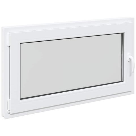 Finestra per Soffitta RISOR 110 x 60 cm PVC e Vetro Bianco - Foto 1