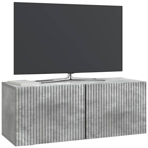 Mobile Porta TV da Muro Grigio Cemento 78,5 x 31 x 30 cm - Foto 2