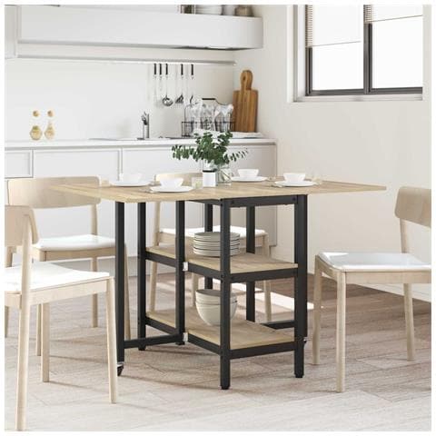 Tavolo da Pranzo 122 x 80 x 76,5 cm Legno ingegnerizzato - Foto 2